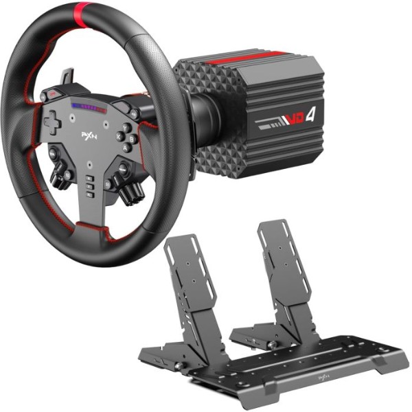 Фото - Кермо PXN і педалі VD4 Bundle for PC (PXN-VD4 Bundle EU)